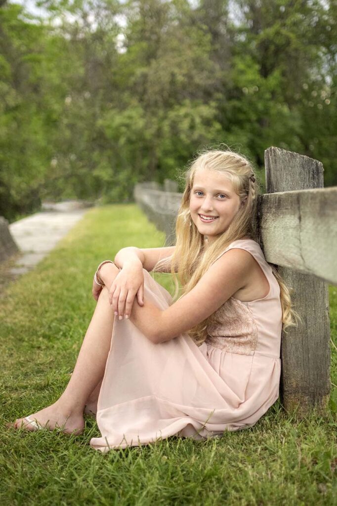Portrait of teen taken by Michelle DenBak Photography