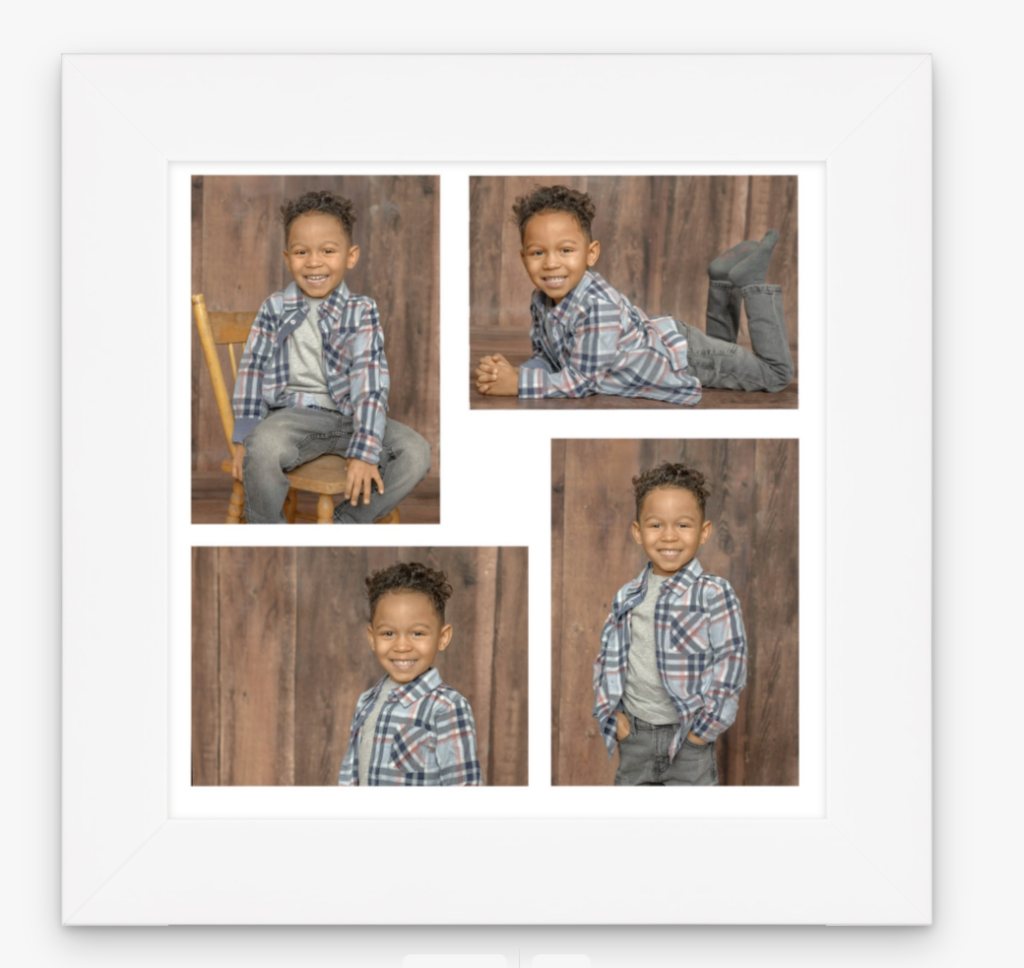 Toddler session by Niagara, Ontario photographer Michelle DenBak showcasing collection art